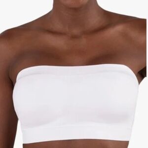 Shapermint Truekind® Convertible Strapless Bandeau Bra Sz M White